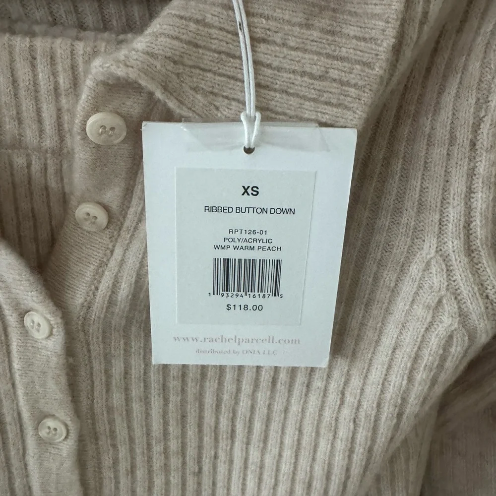 Rachel Parcell Cream Ribbed Set — Sweater and Mini Skirt - Picture 3 of 4